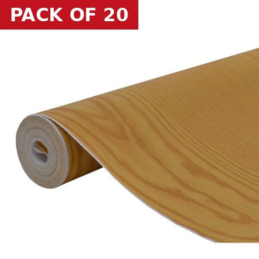 Centurion Pine Wood Effect Vinyl 1.5m Roll - Pack of 20