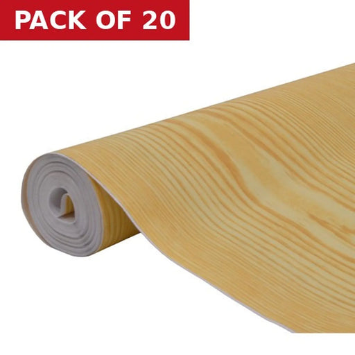 Centurion Light Pine Wood Effect Vinyl 1.5m Roll - Pack of 20