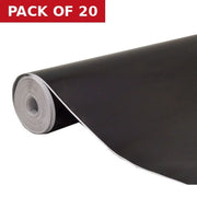 Centurion Black Gloss Vinyl 1.5m Roll - Pack of 20