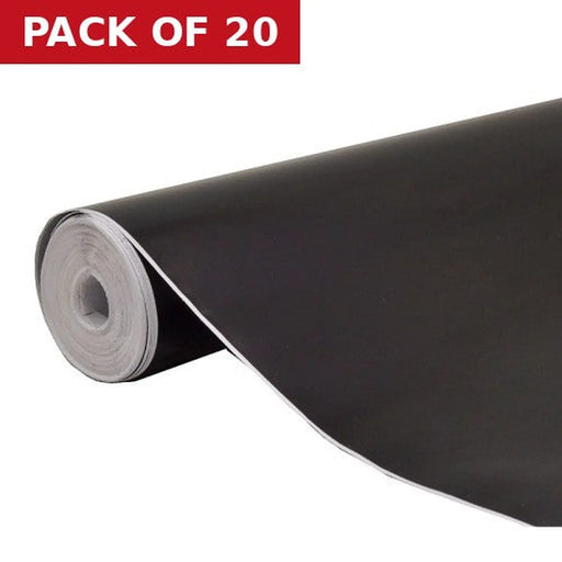 Centurion Black Gloss Vinyl 1.5m Roll - Pack of 20