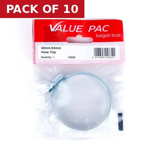 Centurion 40mm - 64mm (2) Hose Clip - Pack of 10