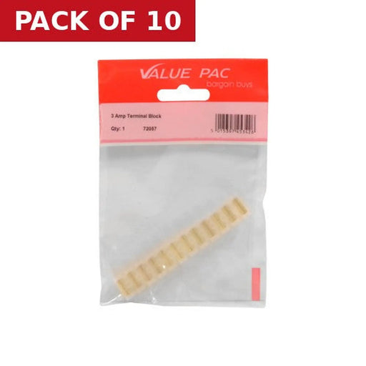 Centurion 3 Amp Terminal Block 6way - Pack of 10