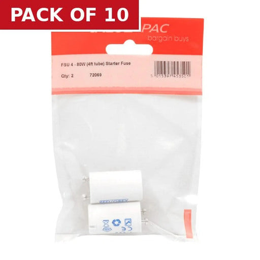 Centurion FSU 4 - 65W (4ft tube) Starter Fuse - Pack of 10