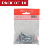 Centurion 1 1/2" x 8 ZP Cross Recessed Hardened Twin Thread Woodscrews with - Pack of 10