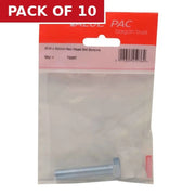 Centurion M10 x 50mm Hex Head Set Screw - Pack of 10