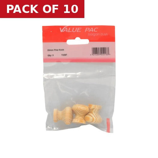 Centurion 25mm Pine Knob (Pack of 2) - Pack of 10