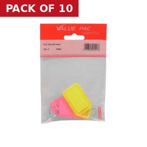 Centurion Key Tag with Insert 2pk - Pack of 10