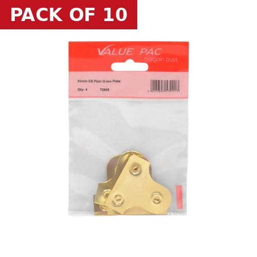 Centurion 50mm EB Plain Glass Plate 4pk - Pack of 10
