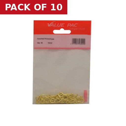 Centurion Assorted Picture  Eyes 35pk - Pack of 10