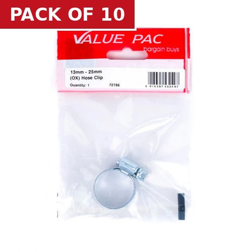 Centurion 13mm - 25mm (OX) Hose Clip - Pack of 10