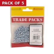Centurion Pozi Twinthread Countersunk Woodscrews - Zinc Plated - 1/2" x 6 - - Pack of 5