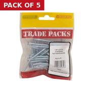 Centurion Pozi Twinthread Countersunk Woodscrews - Zinc Plated - 1 3/4" x 8 - - Pack of 5