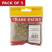 Centurion Pozi Multi Purpose Countersunk Woodscrews - Zinc Yellow Passivated - Pack of 5