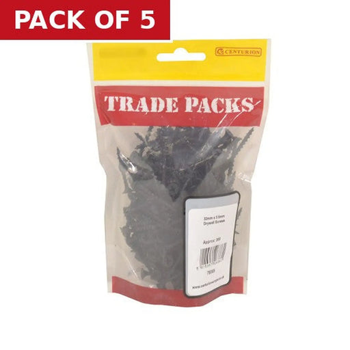 Centurion Drywall Screws - Black Phosphate - 32mm x 3.5mm - (300 PK) - Pack of 5