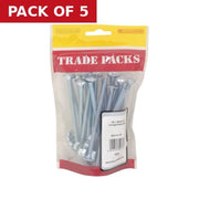 Centurion Cup Square Carriage Bolts & Nuts - Zinc Plated - M6 x 100mm - (20 - Pack of 5
