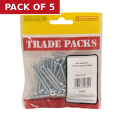 Centurion Machine Screws & Nuts - Zinc Plated - M4 x 40mm - (30 PK) - Pack of 5