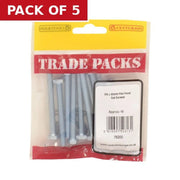 Centurion Hex Head Set Screws - Zinc Plated - M6 x 60mm - (10 PK) - Pack of 5