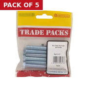 Centurion Hex Head Set Screws - Zinc Plated - M8 x 70mm - (6 PK) - Pack of 5