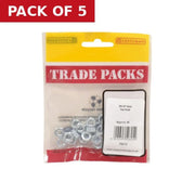 Centurion Steel Hex Nuts - Zinc Plated - M6 - (40 PK) - Pack of 5
