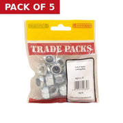 Centurion Nylon Locking Nuts - Zinc Plated - M10 - (20 PK) - Pack of 5
