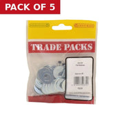 Centurion Flat Washers - Zinc Plated - M10 - (60 PK) - Pack of 5
