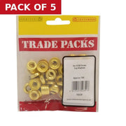 Centurion Screw Cup Washers - Brass - No 10 - (100 PK) - Pack of 5