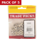 Centurion Screw Cup Washers - Nickel Plated - No 8 - (100 PK) - Pack of 5