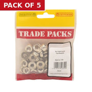 Centurion Screw Cup Washers - Nickel Plated - No 10 - (100 PK) - Pack of 5