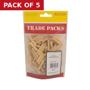 Centurion Fluted Wooden Dowels - M6 x 30mm - (150 PK) - Pack of 5