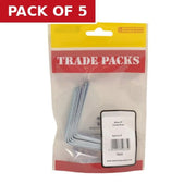 Centurion Corner Brace - Zinc Plated - 63mm - (6 PK) - Pack of 5