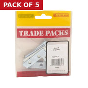 Centurion Angle Plate - Zinc Plated - 50mm - (6 PK) - Pack of 5