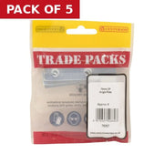 Centurion Angle Plate - Zinc Plated - 75mm - (6 PK) - Pack of 5
