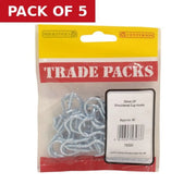 Centurion Shouldered Cup Hooks - Zinc Plated - 25mm - (40 PK) - Pack of 5