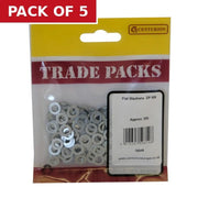 Centurion Flat Washers - Zinc Plated - M5 - (200 PK) - Pack of 5