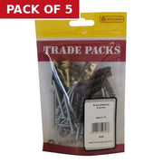 Centurion Wallplugs & Screws - Brown - (30PK) - Pack of 5