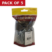 Centurion Wallplugs & Screws - Brown - (60PK) - Pack of 5