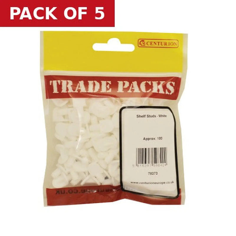 Centurion Shelf Supports - White - (100PK) - Pack of 5