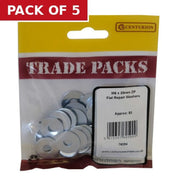 Centurion Flat Repair Washers - Zinc Plated - M6 x 20mm - Pack of 50