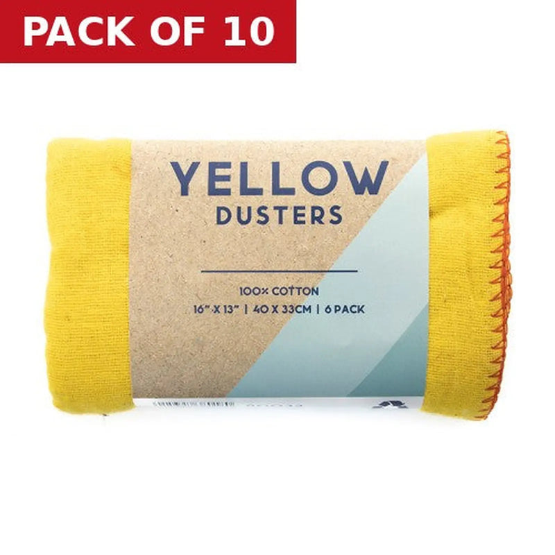 Centurion Dusters - Yellow Roll - 16" x 13" (6 PK) - Pack of 10