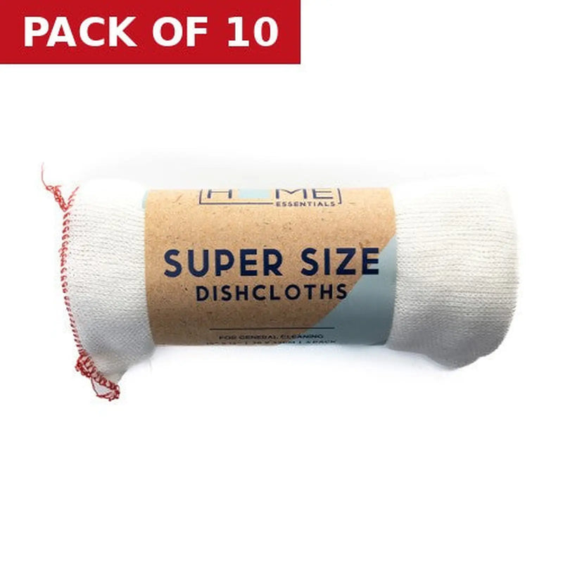 Centurion Dishcloths - Supersize - 15" x 13" (4 PK) - Pack of 10