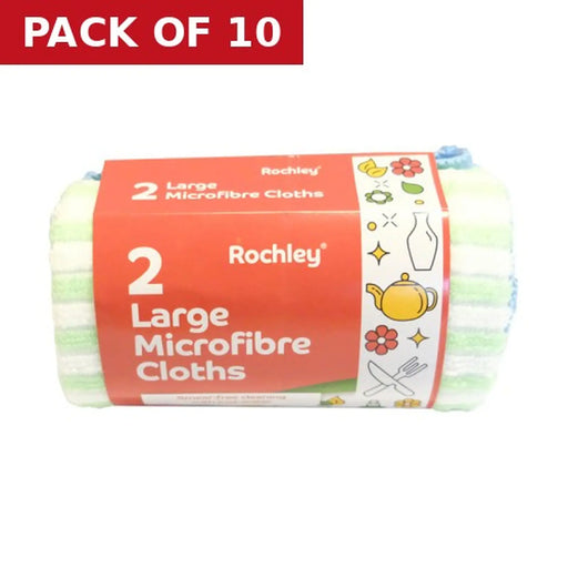 Centurion Microfibre Cloths - 40cm x 40cm (2 PK) - Pack of 10