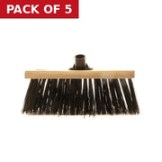 Centurion Broom Head with Plastic Socket, PVC 13” - Pack of 5