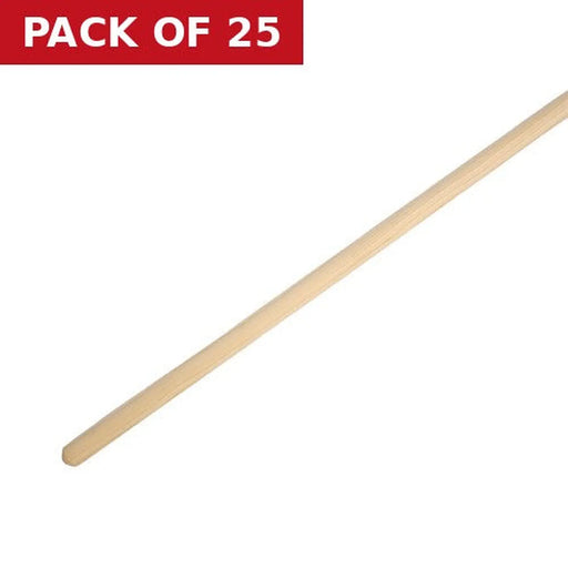Centurion Broom Handle, 54" x 1 1/8" - Pack of 25