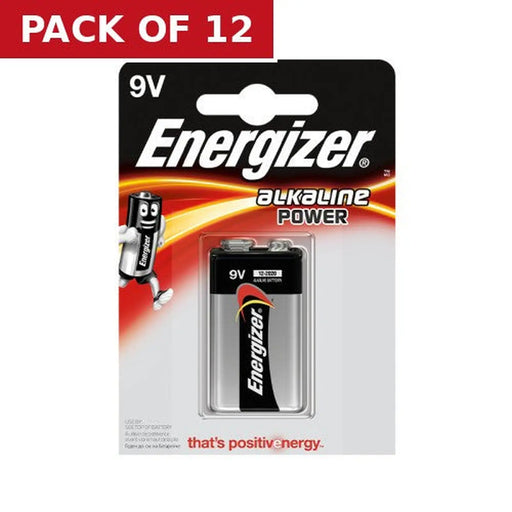 Centurion S8996 9V Power Alkaline Batteries, Single - Pack of 12