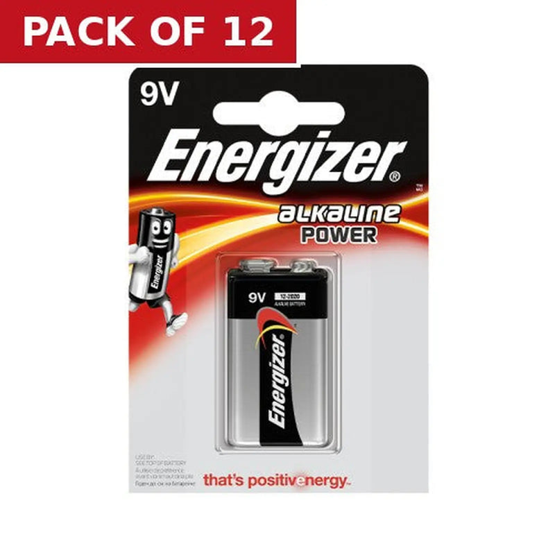 Centurion S8996 9V Power Alkaline Batteries, Single - Pack of 12