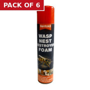 Centurion Rentokil - Wasp Destroyer Foam - 300ml - PSW97 (DGN) - Pack of 6