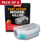 Centurion Rentokil - Fast Action Mouse Killer (Twin pack) - PSF135 (DGN) - Pack of 6