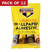 Centurion Bartoline All Purpose Wallpaper Adhesive, Large (10 Rolls) - Pack of 12