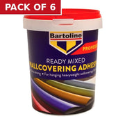 Centurion Bartoline Ready Mixed Wallcovering Adhesive, 1kg - Pack of 6