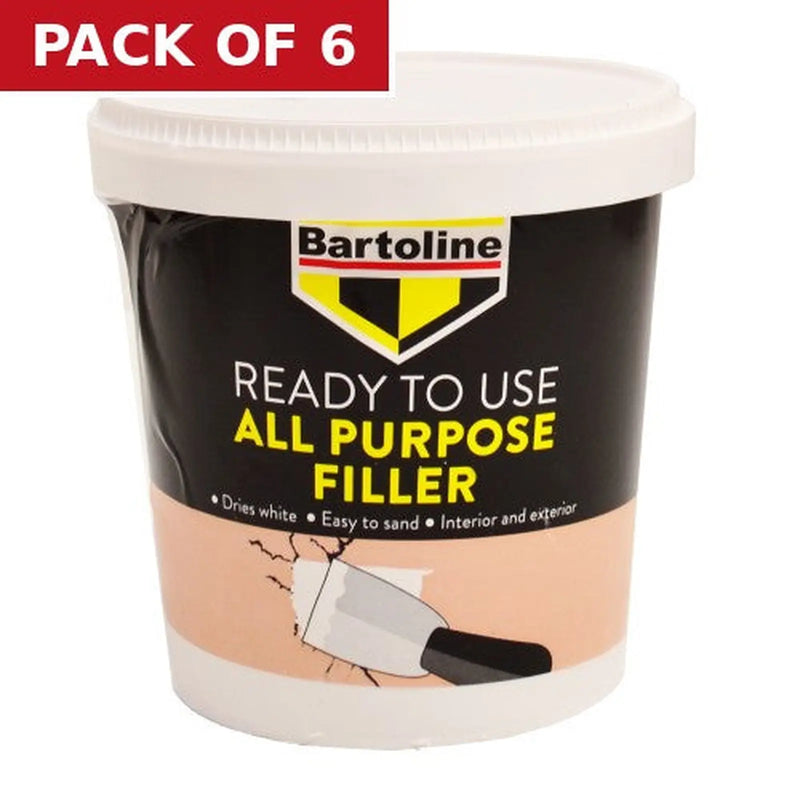 Centurion Bartoline Ready to Use All Purpose Filler, 1kg - Pack of 6